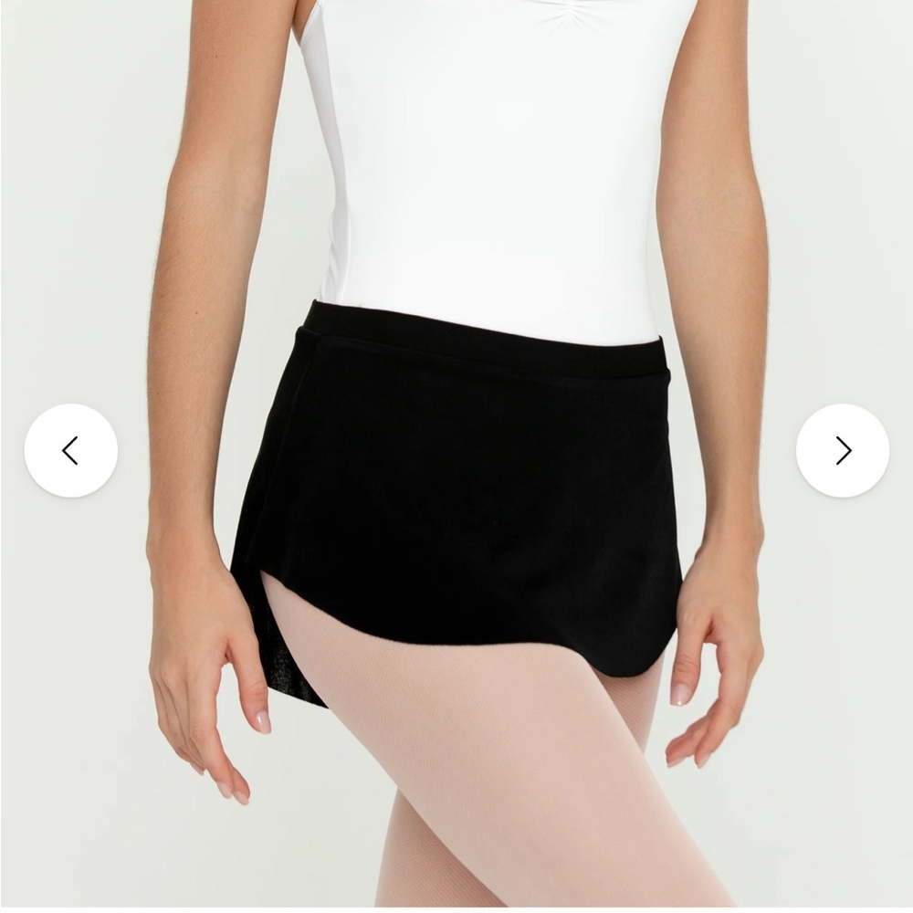 Black bullet point ballet skirt